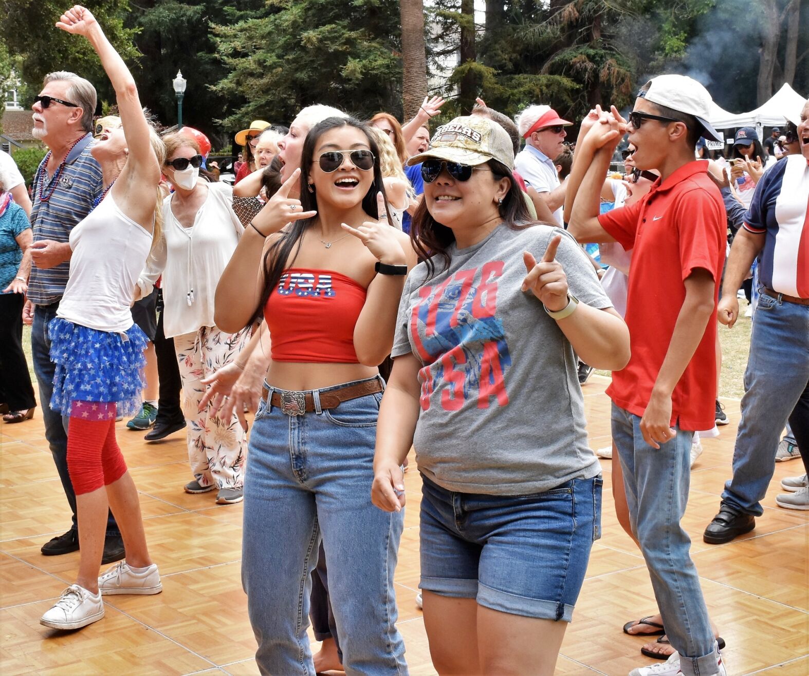Fourth of July in the Park at San Mateo Central Park